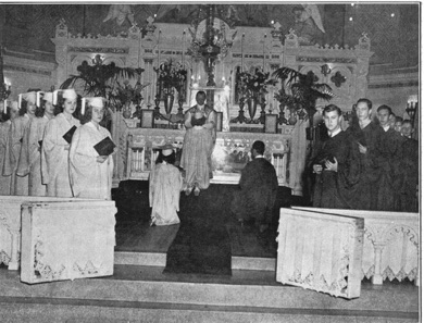 Altar of Second Church - 1946.jpg Altar of Second Church - 1946.jpg
